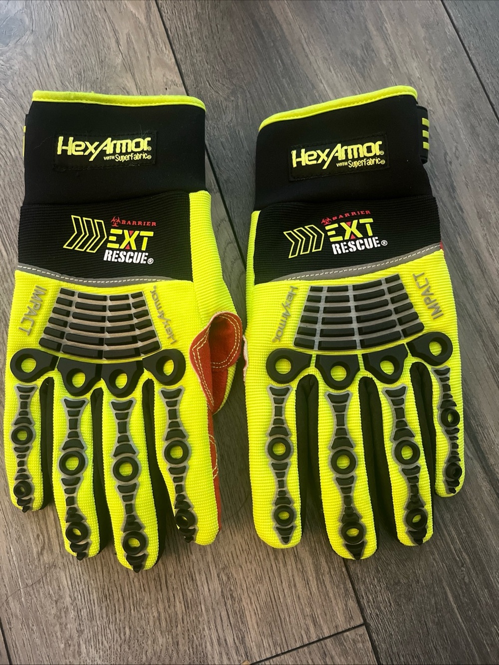 Hex Armor With Superfabric Barrier EXT Rescue® 4014 RESCUE GLOVES PPE SIZE 8/M